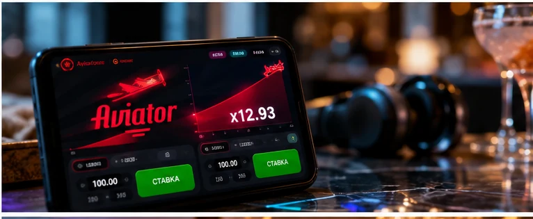 Онлайн-казино и игровой интерфейс на смартфоне