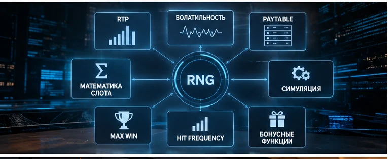 RNG и математические параметры игрового слота